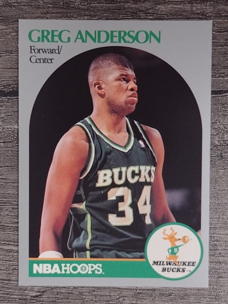 1990-91 Hoops #173 Greg Anderson