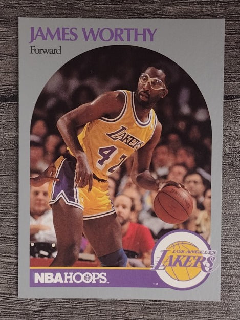 1990-91 Hoops #163 James Worthy