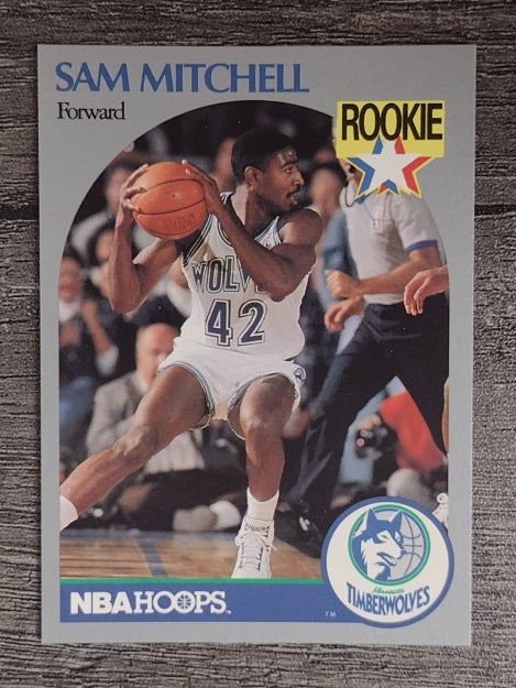 1990-91 Hoops #188 Sam Mitchell RC