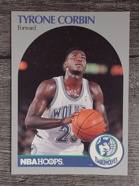 1990-91 Hoops #186 Tyrone Corbin