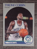 1990-91 Hoops #186 Tyrone Corbin