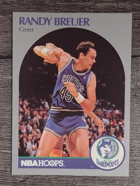 1990-91 Hoops #184 Randy Breuer