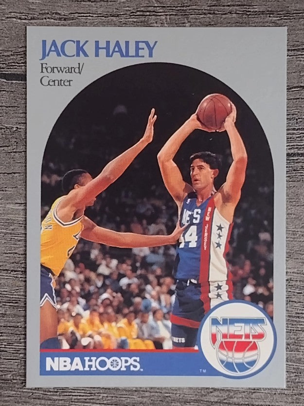 1990-91 Hoops #197 Jack Haley RC