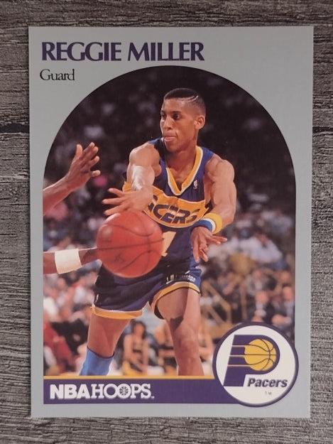1990-91 Hoops #135 Reggie Miller