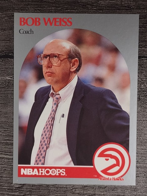 1990-91 Hoops #305 Bob Weiss CO