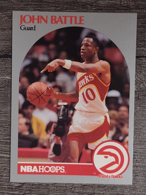1990-91 Hoops #27 John Battle