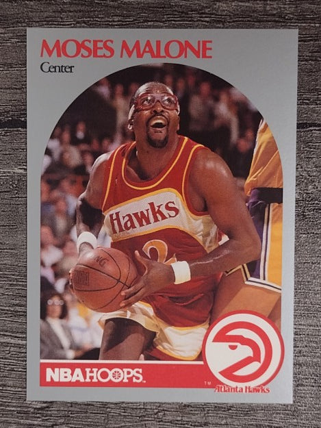 1990-91 Hoops #31 Moses Malone
