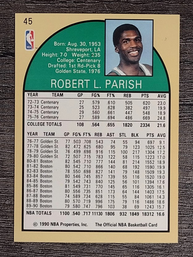 1990-91 Hoops #45 Robert Parish