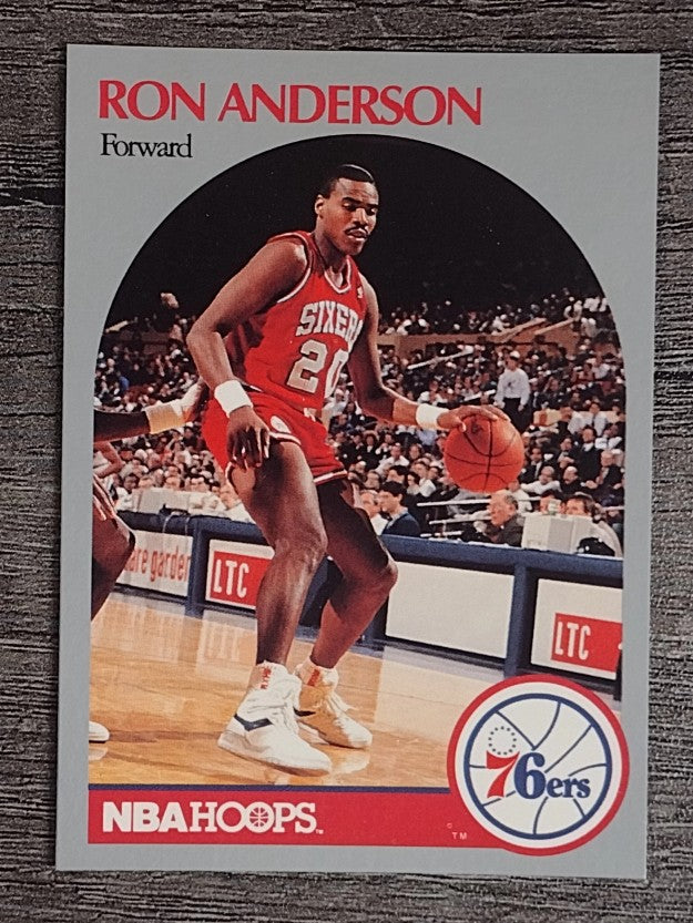 1990-91 Hoops #224 Ron Anderson
