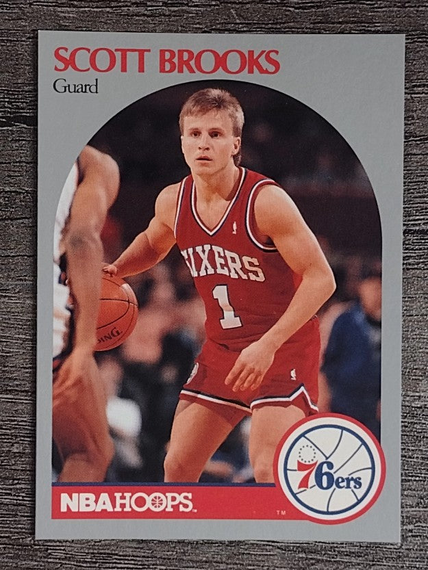 1990-91 Hoops #226 Scott Brooks SP