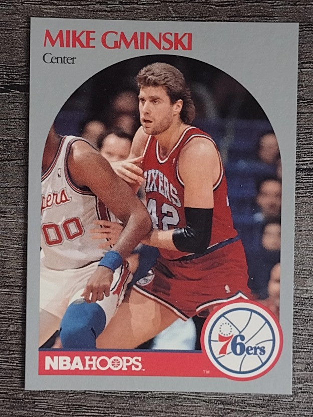 1990-91 Hoops #228 Mike Gminski