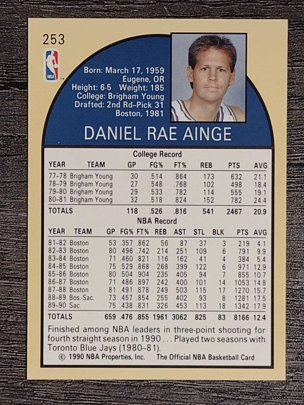 1990-91 Hoops #253 Danny Ainge SP