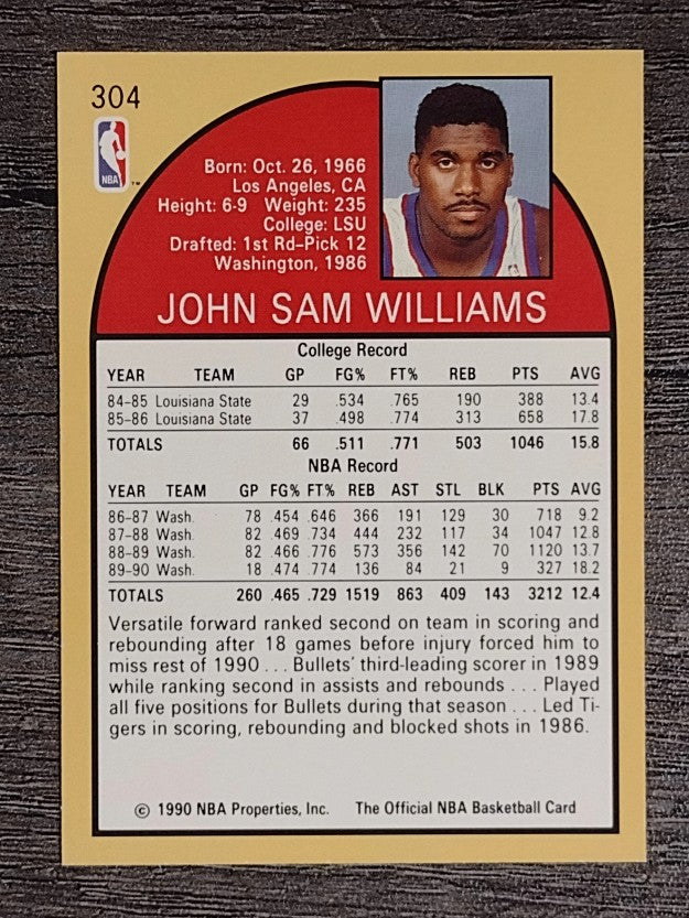 1990-91 Hoops #304 John Williams