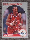 1990-91 Hoops #298A Tom Hammonds RC/No rookie logo on front