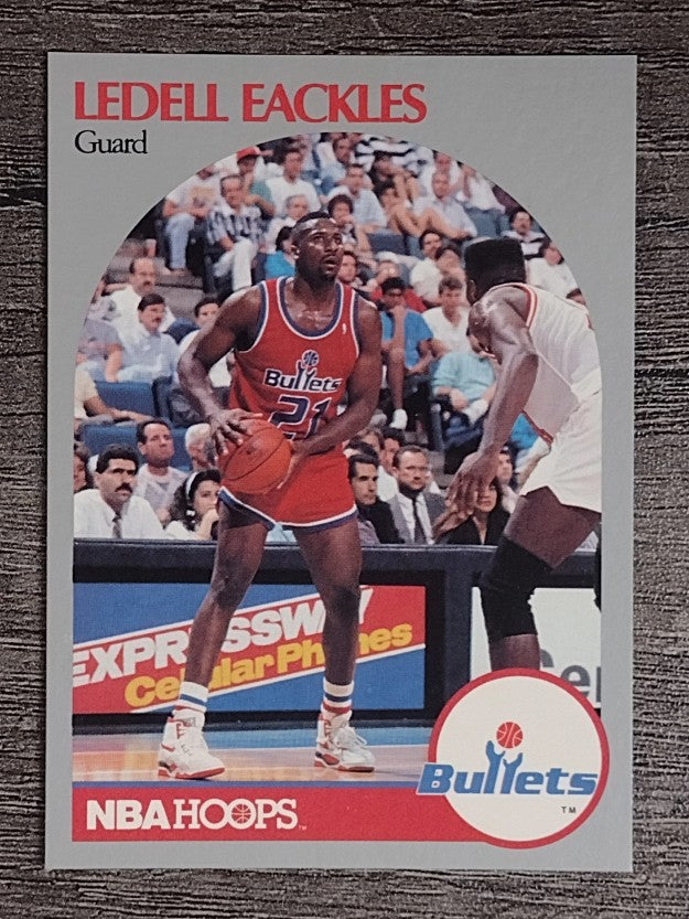 1990-91 Hoops #296 Ledell Eackles SP
