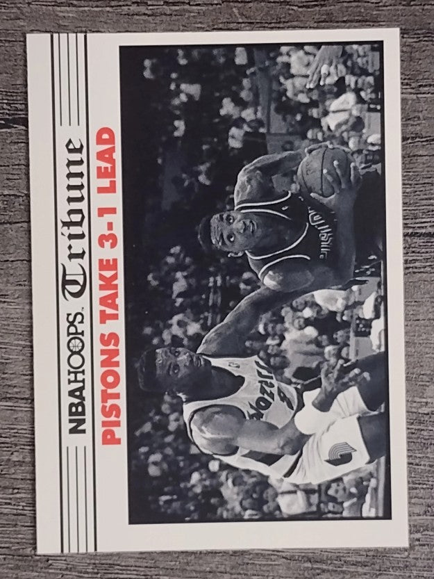 1990-91 Hoops #340 Jerome Kersey FIN/Isiah Thomas
