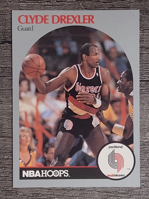 1990-91 Hoops #245 Clyde Drexler