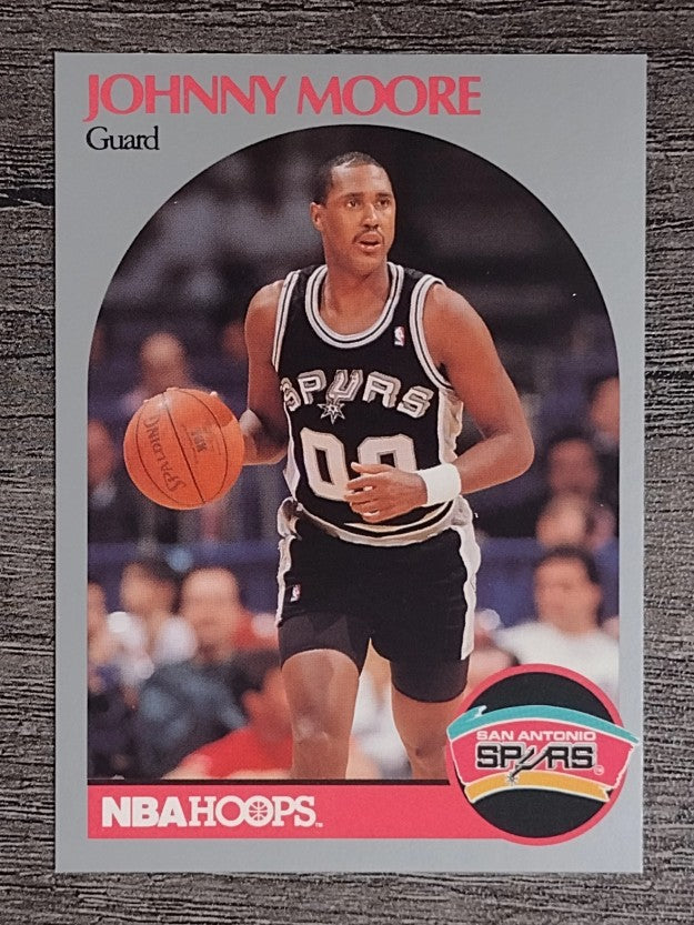 1990-91 Hoops #269 Johnny Moore SP