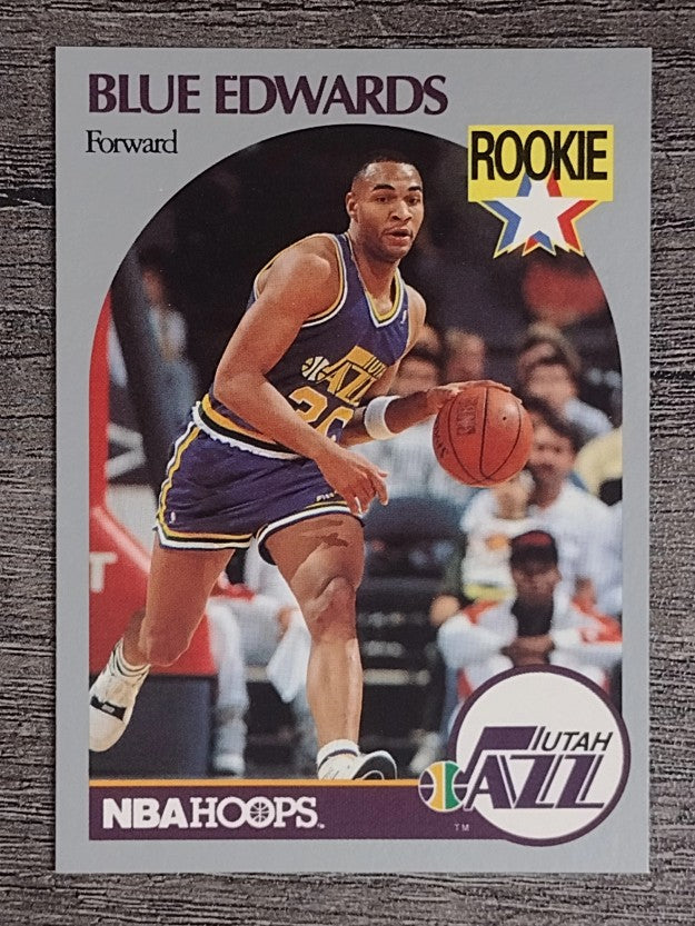 1990-91 Hoops #288 Blue Edwards RC