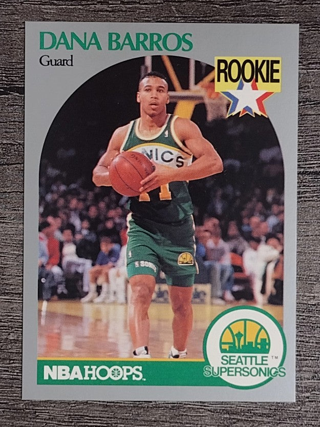 1990-91 Hoops #274 Dana Barros RC