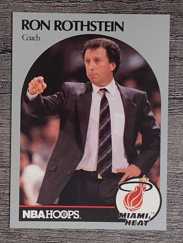 1990-91 Hoops #318 Ron Rothstein CO
