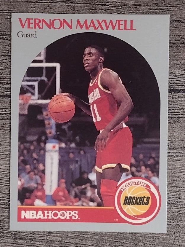 1990-91 Hoops #126 Vernon Maxwell
