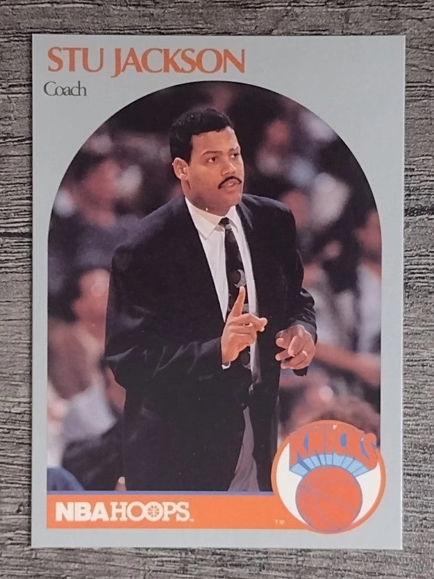 1990-91 Hoops #322 Stu Jackson CO
