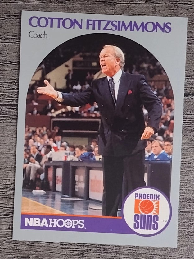 1990-91 Hoops #325 Cotton Fitzsimmons CO