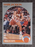 1990-91 Hoops #205 Mark Jackson/Lyle and Erik Menendez in background