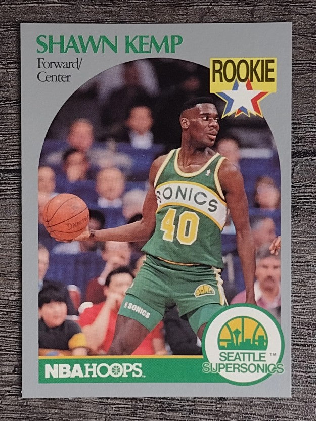 1990-91 Hoops #279 Shawn Kemp RC