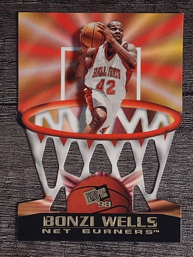 1998 Press Pass Net Burners #15 Bonzi Wells