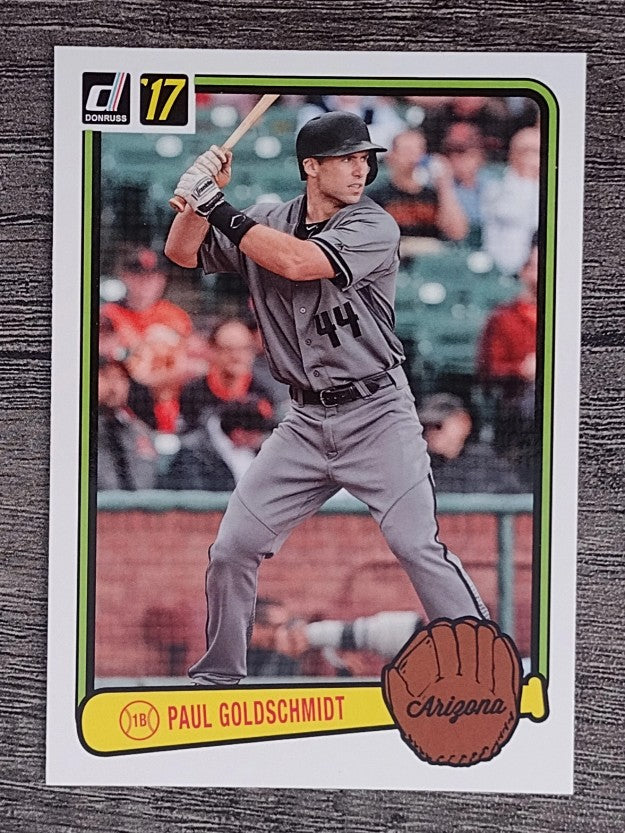 2017 Donruss '83 Retro Variations Magenta Back #RV1 Paul Goldschmidt