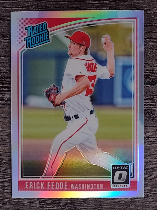 2018 Donruss Optic Holo #177 Erick Fedde RR