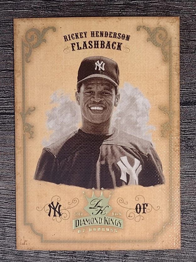 2004 Diamond Kings Sepia #153 Rickey Henderson FB