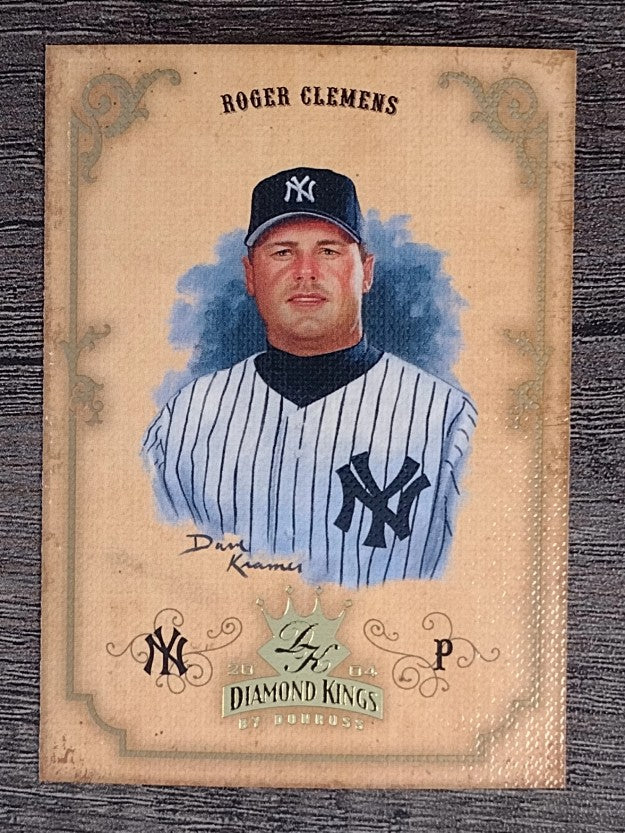 2004 Diamond Kings #105 Roger Clemens
