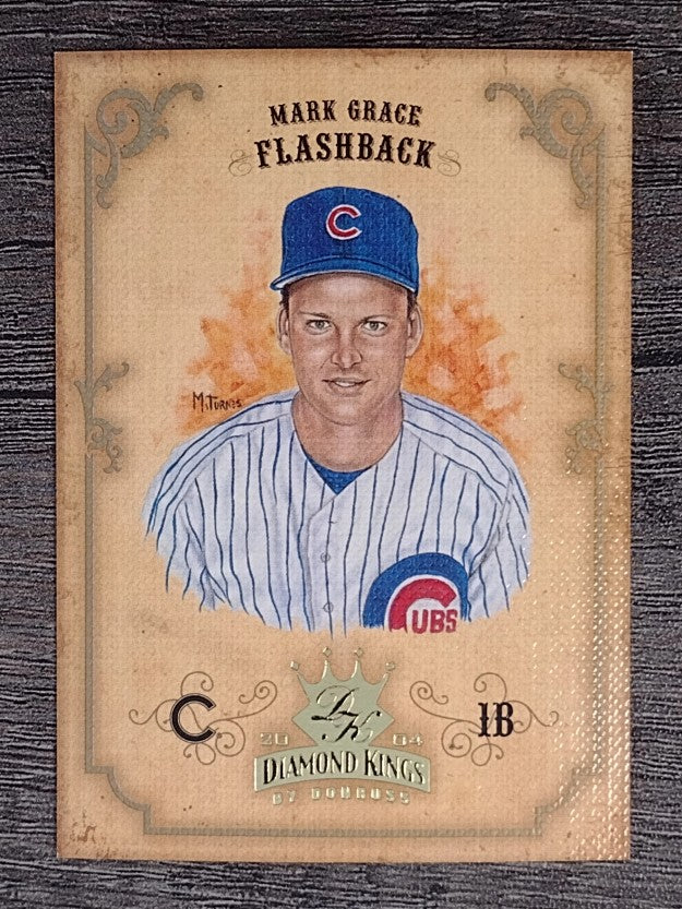 2004 Diamond Kings #152 Mark Grace FB