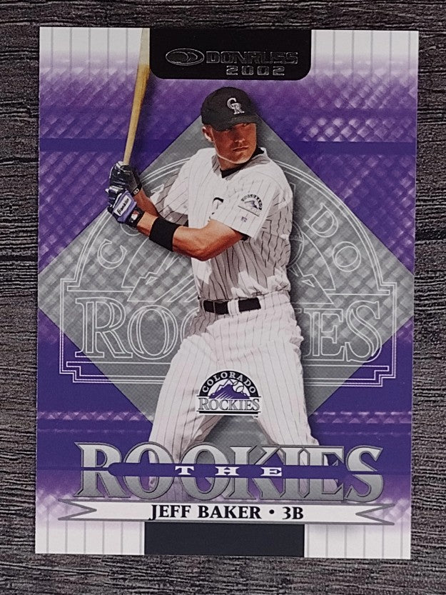 2002 Donruss Rookies #72 Jeff Baker RC