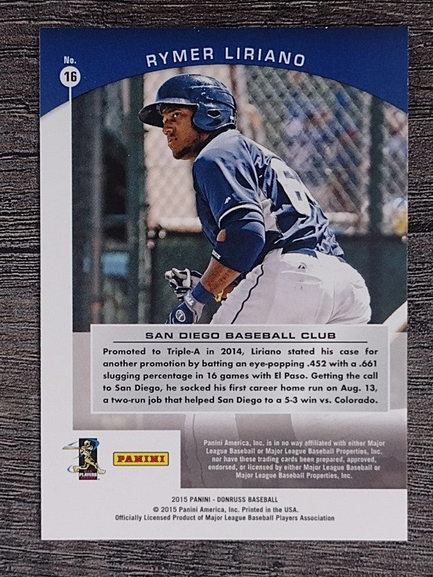 2015 Donruss Preferred Bronze #16 Rymer Liriano