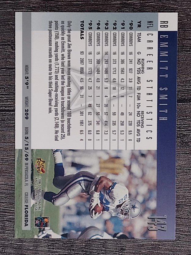 1996 Donruss #143 Emmitt Smith