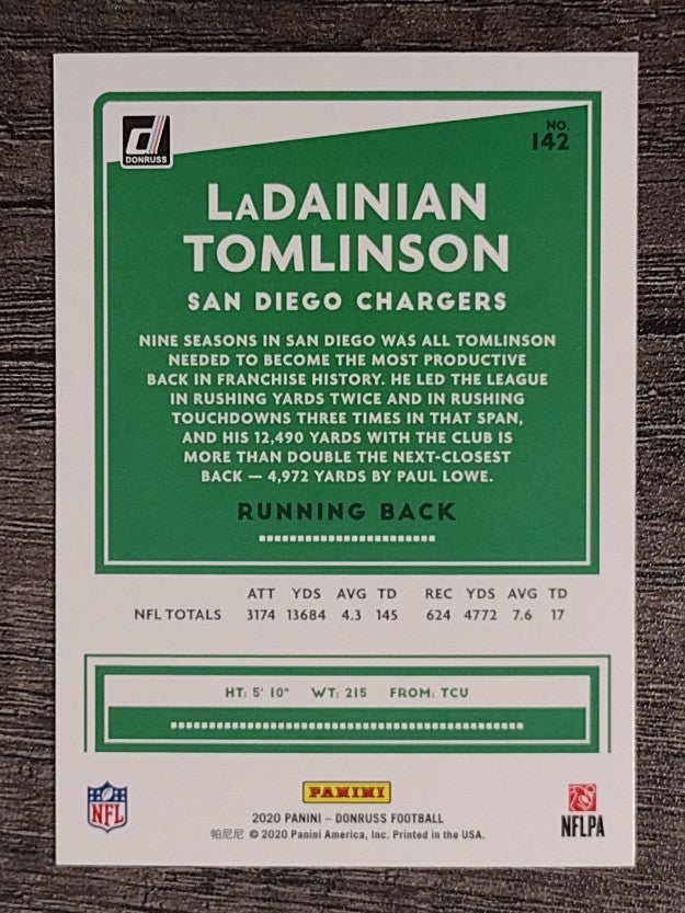2020 Donruss #142 LaDainian Tomlinson