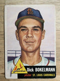 1953 Topps #204 Dick Bokelman RC (VG)