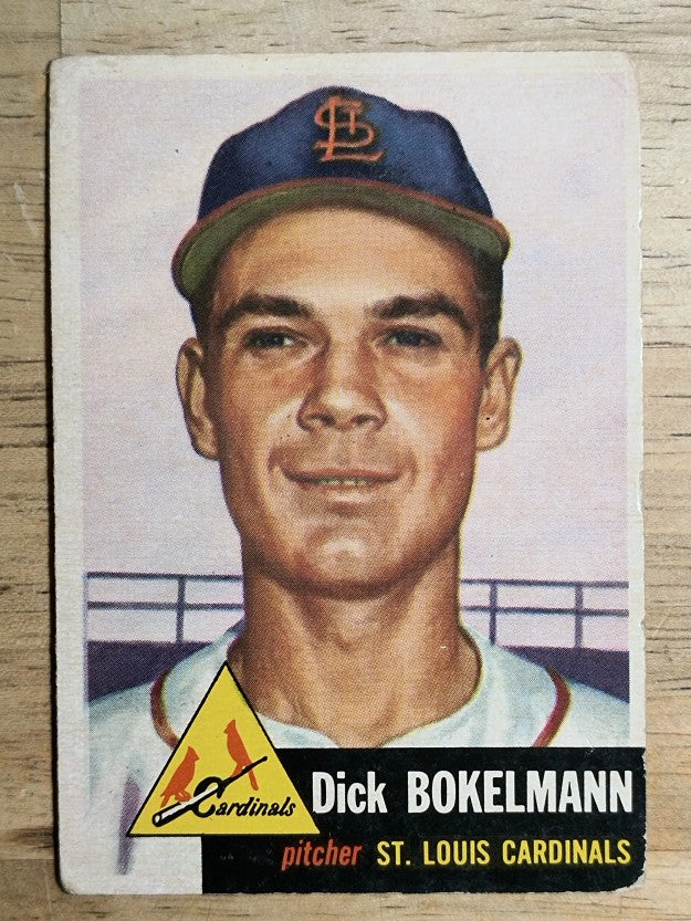 1953 Topps #204 Dick Bokelman RC (VG)