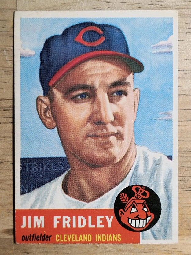 1953 Topps #187 Jim Fridley (EX)