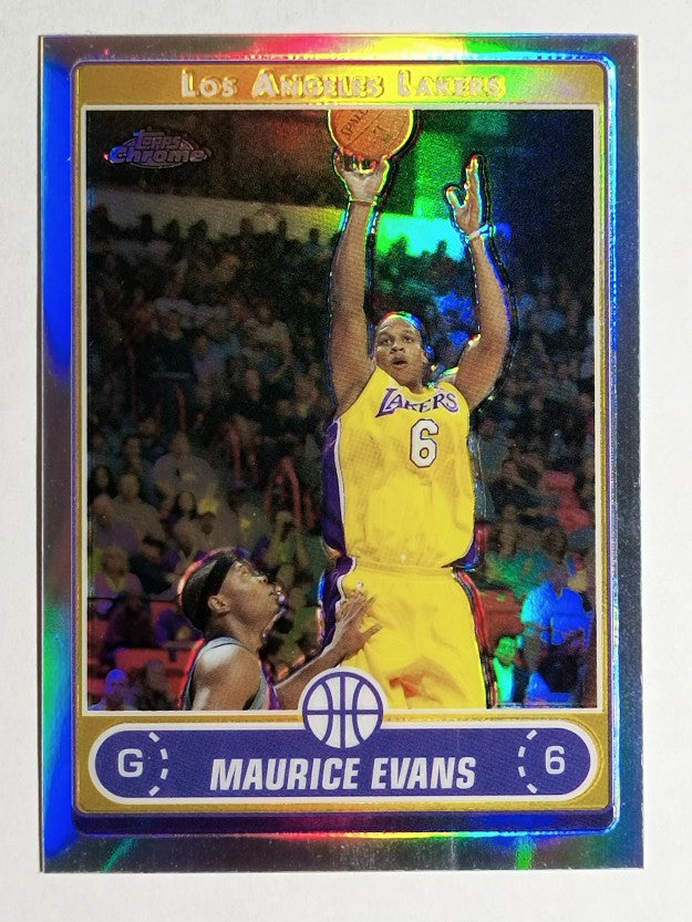 2006-07 Topps Chrome Refractors #124 Maurice Evans