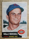1953 Topps #95 Willard Marshall DP (VGEX)