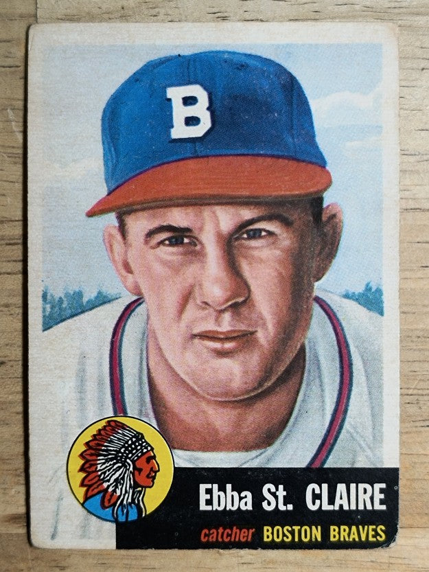 1953 Topps #91 Ebba St.Claire DP (VG)