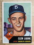 1953 Topps #14 Clem Labine DP (VGEX)