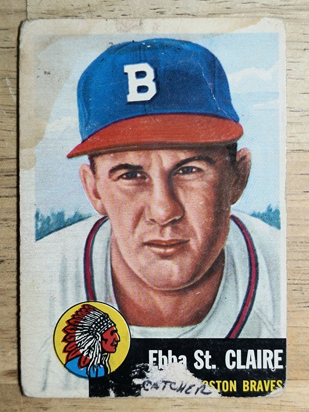 1953 Topps #91 Ebba St.Claire DP (POOR)