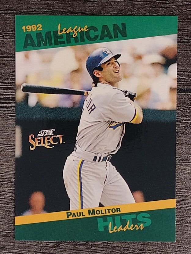 1993 Select Stat Leaders #9 Paul Molitor