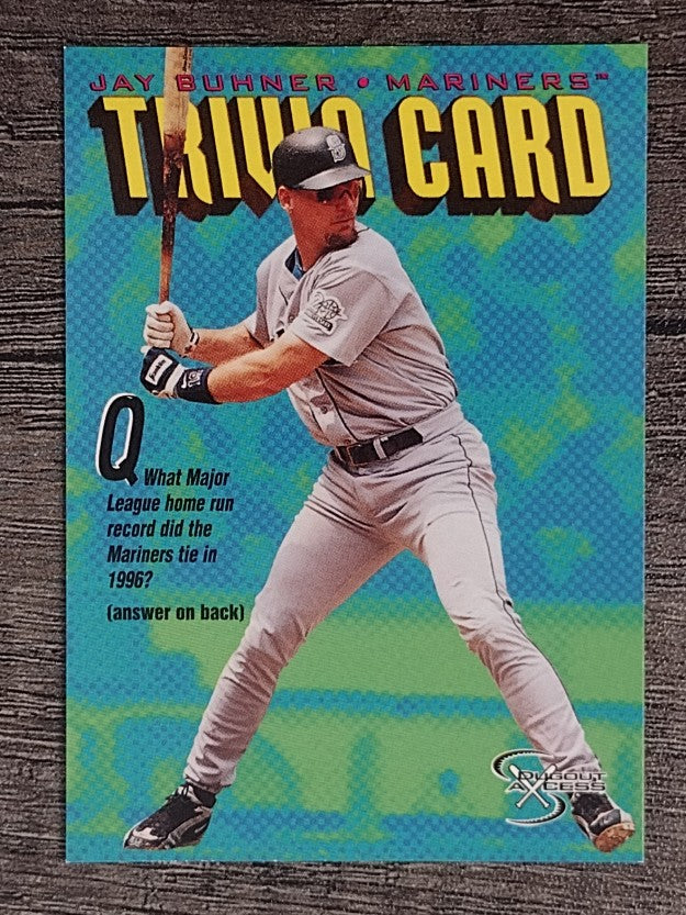1998 SkyBox Dugout Axcess #147 Jay Buhner TRIV